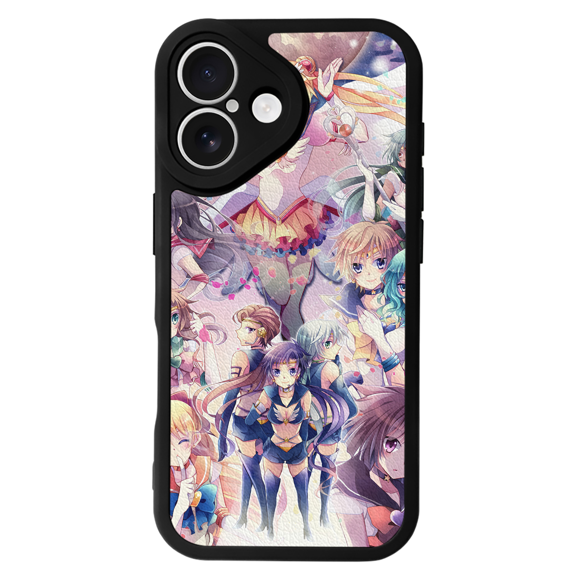 （画像用） 美少女戦士セーラームーン Sailor Moon 【iPhone 16シリーズ対応】シリコンスマホケース（レザー調） 材質：シリコン